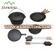 Home & Garden Outdoor Parini Set Cast Iron Camping Cookware