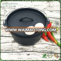 Multifunctional Vegetable Oil Cast Iron Camping Cookware Dutch Oven