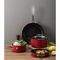 High Quality Customized Kitchenware Set And Cookware Sets with NON-STICK frypan and stockpots