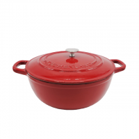 Home kitchen diameter 25cm round cast iron casserole