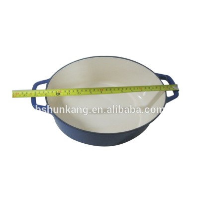 Oval Cast Iron Enamel Casserole OEM service