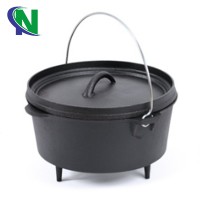 Camp cookware cast iron dutch oven