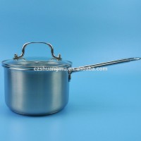 hot sale stainless steel milk boiling pot composite bottom pot soup pot