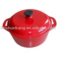 cast iron enameled casserole